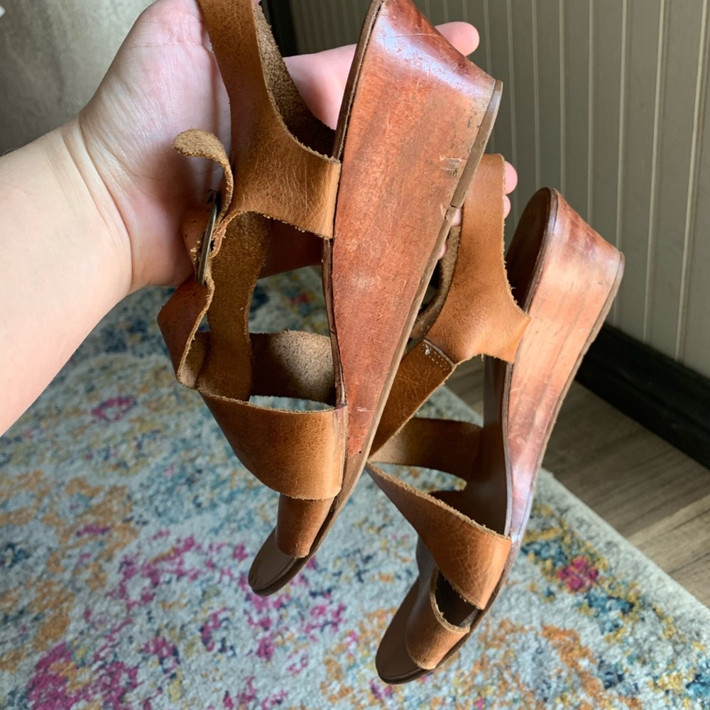 Coasters Wood Heeled Sandel